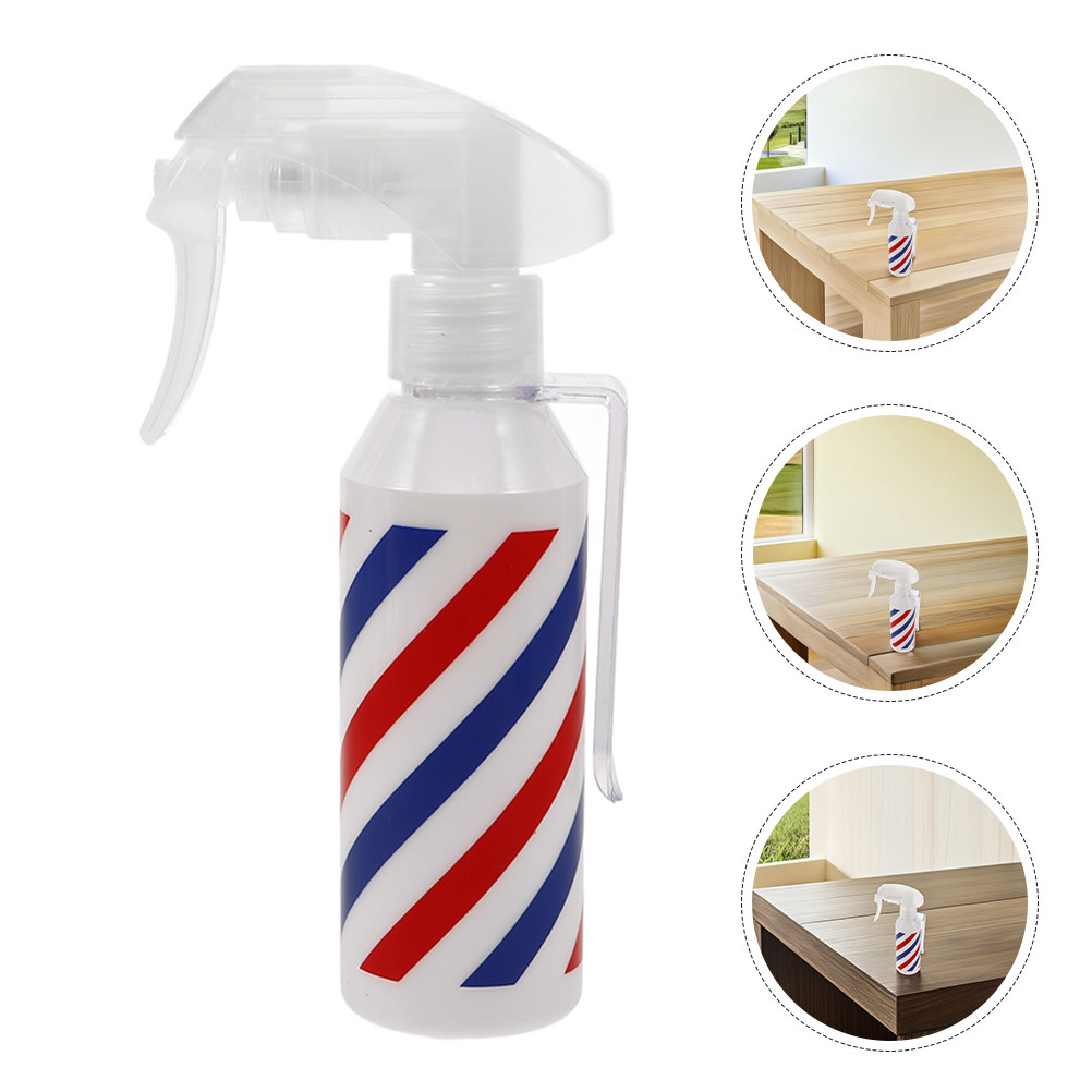 Misting Bottle Fine - 2 Stück Haarstyling-Sprühflaschen Rot-Blau Gestreift 120ml